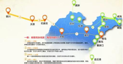青银高铁主要经过哪个站，这条高铁经过5省14站3个省会1个省府