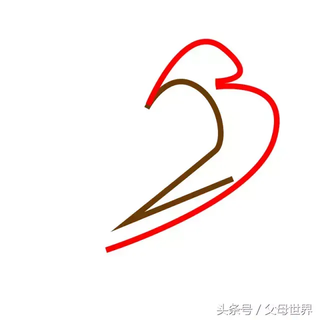 一笔画之画兔子，一笔画的兔子（数字简笔画，一边陪玩一边学习）