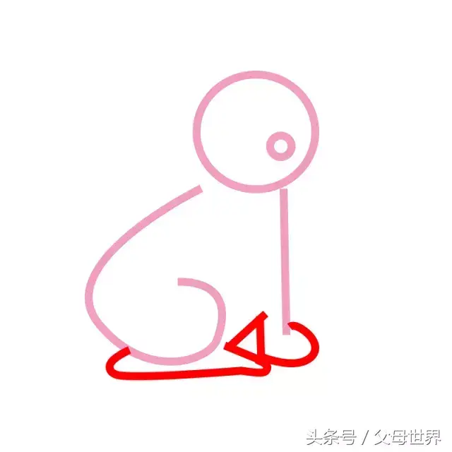 一笔画之画兔子，一笔画的兔子（数字简笔画，一边陪玩一边学习）