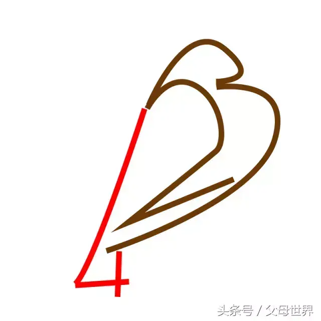 一笔画之画兔子，一笔画的兔子（数字简笔画，一边陪玩一边学习）