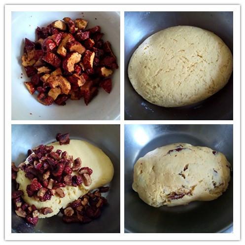 白面枣窝窝怎么做，黏面枣窝窝头做法（美味又养颜~奶香玉米红枣窝窝）