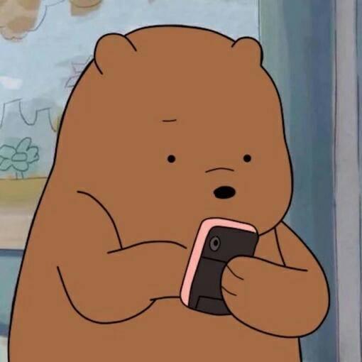 动漫女头✘当女孩遇到熊，微信头像，动漫女头✘当女孩遇到熊（有我一碗汤喝就有你一个碗刷）