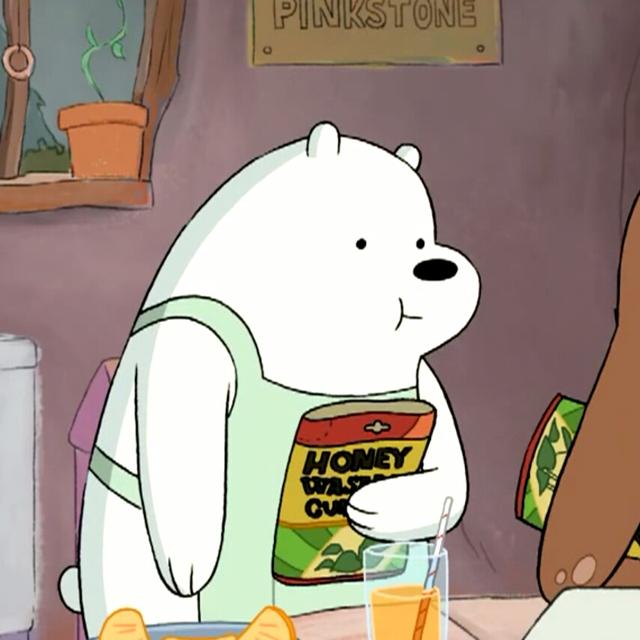 动漫女头✘当女孩遇到熊，微信头像，动漫女头✘当女孩遇到熊（有我一碗汤喝就有你一个碗刷）