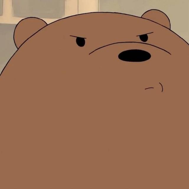 动漫女头✘当女孩遇到熊，微信头像，动漫女头✘当女孩遇到熊（有我一碗汤喝就有你一个碗刷）