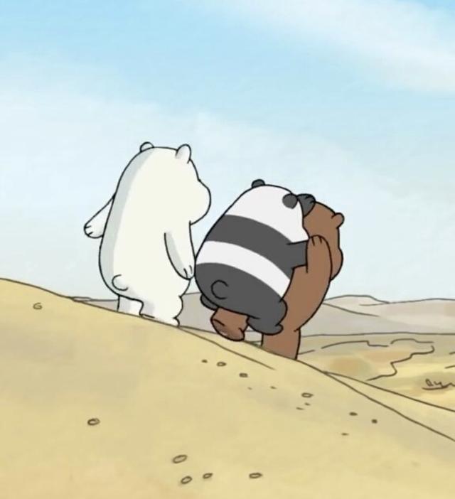 动漫女头✘当女孩遇到熊，微信头像，动漫女头✘当女孩遇到熊（有我一碗汤喝就有你一个碗刷）