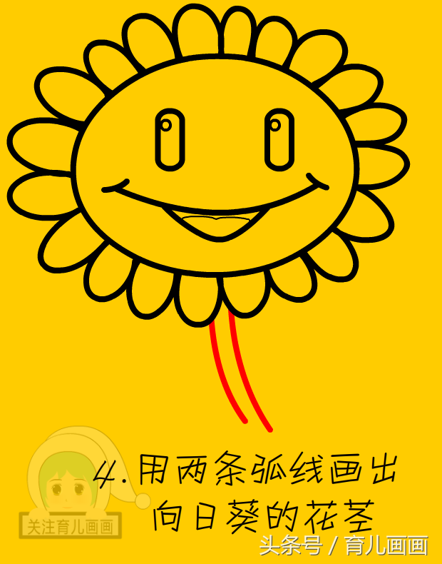 植物大战僵尸简笔画图片大全，植物大战僵尸简笔画（植物大战僵尸向日葵、幼儿简笔画教程）