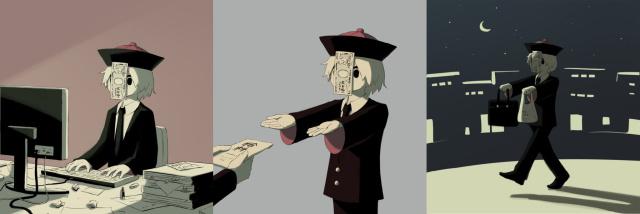 日本网络画师アボガド6致郁系，日本网络画师抑郁（画出了每一个社会人的心声……图片）