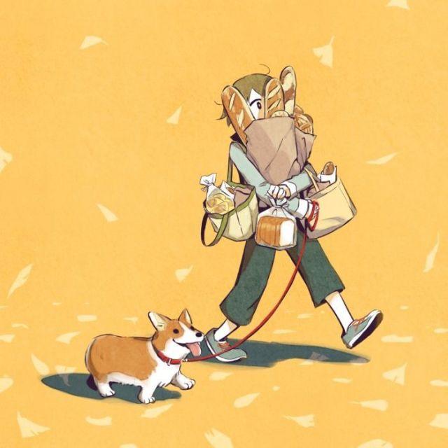 日本网络画师アボガド6致郁系，日本网络画师抑郁（画出了每一个社会人的心声……图片）