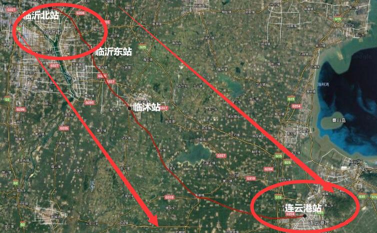 临沂到连云港(山东临沂和江苏连云港)