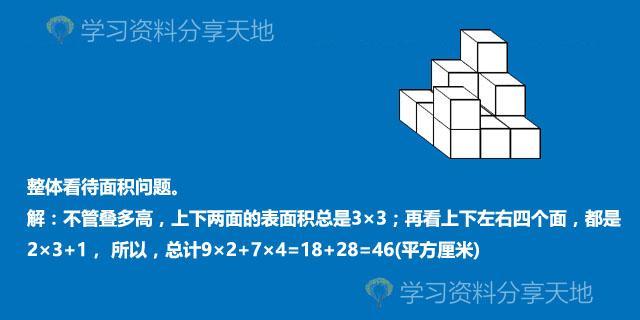 圆球表面积公式，立体图形的表面积和体积的计算方法及例题详解