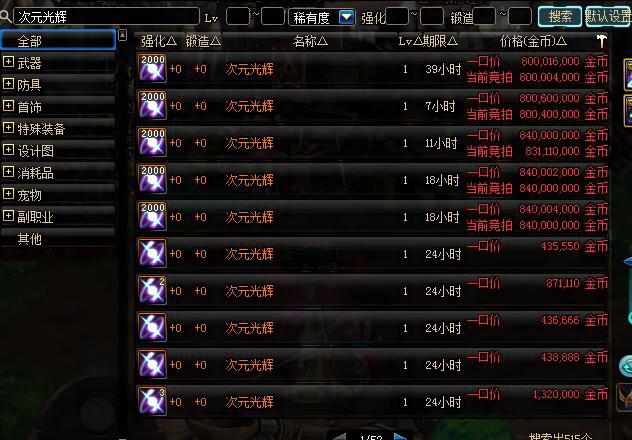 dnf次元光辉，dnf次元光辉怎么得（总价格竟达到40亿游戏币）