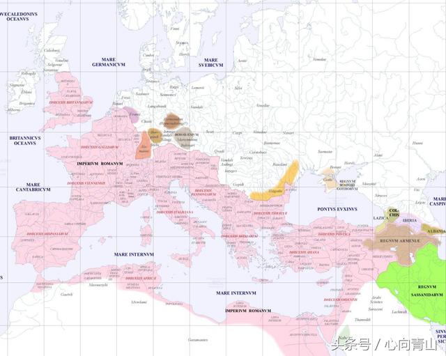 神圣罗马帝国地图，古罗马帝国地图（历史地图——公元元年至公元2000年的欧洲）