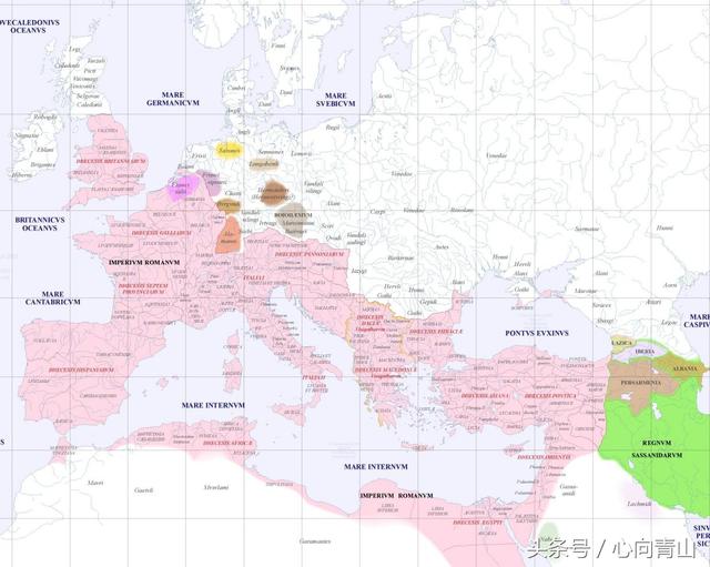 神圣罗马帝国地图，古罗马帝国地图（历史地图——公元元年至公元2000年的欧洲）