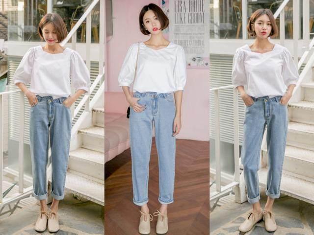 九分哈伦裤适合搭配什么上衣，搭配九分裤的上衣（今年最时髦的九分哈伦裤又火了）