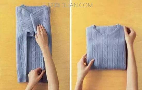 短袖衣服的折叠方法，长袖t恤的折叠方法（教你如何快速叠衣法技巧图解）