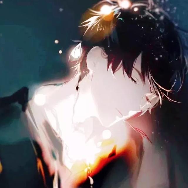 动漫图片♡在你望向深渊时，深渊亦注视着你，进一步悬崖峭壁退一步万丈深渊图片（动漫男头——你的一举一动不过是让我一步步堕入深渊而已）