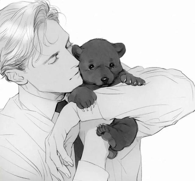 动漫男头——听说养宠物狗狗的都是阳光大男孩?