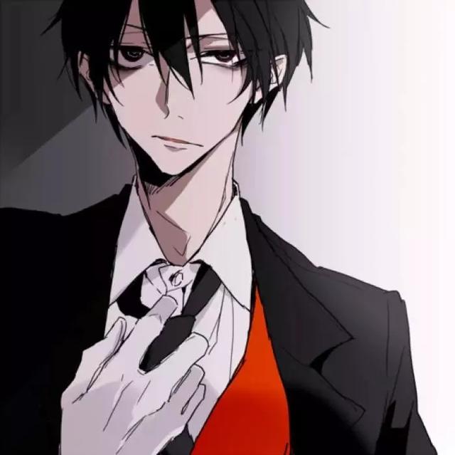 动漫图片♡在你望向深渊时，深渊亦注视着你，进一步悬崖峭壁退一步万丈深渊图片（动漫男头——你的一举一动不过是让我一步步堕入深渊而已）