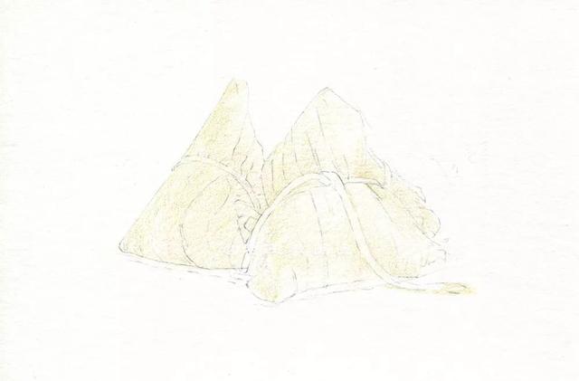 可爱的粽子怎么画，可爱的粽子怎么画（端午节，教你用彩铅画粽子）