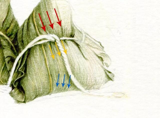 可爱的粽子怎么画，可爱的粽子怎么画（端午节，教你用彩铅画粽子）