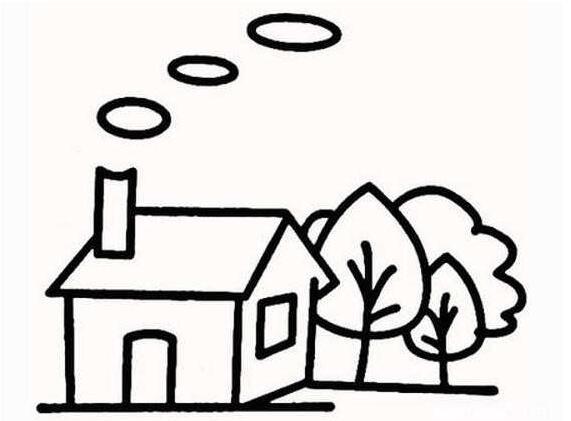 房子怎么画,房子怎么画简单又漂亮三年级(简单易学~手账手抄报素材~)