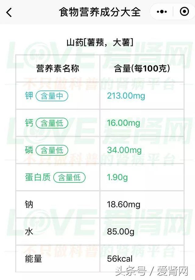 10大低蛋白食物排行榜，这些天然的低蛋白主食