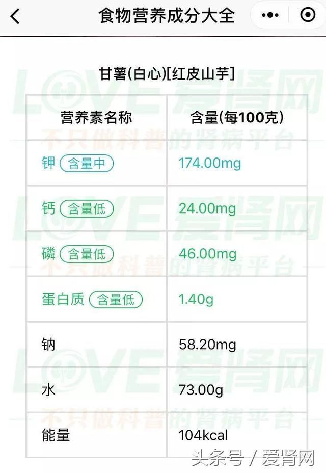 10大低蛋白食物排行榜，这些天然的低蛋白主食