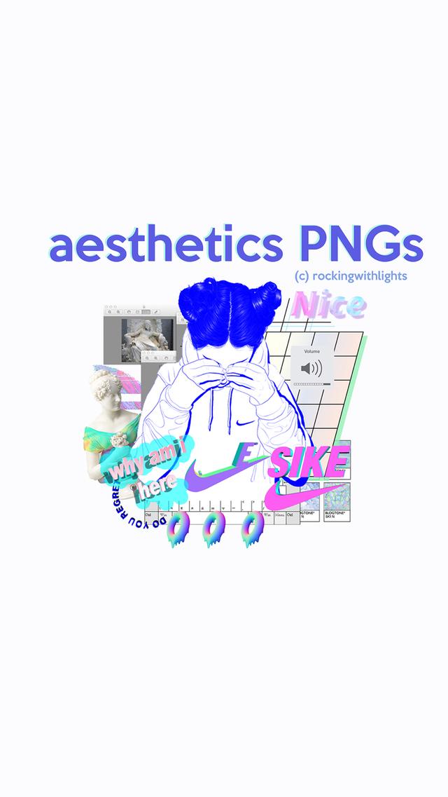 蒸汽波风格壁纸，蒸汽波风格图片素材（蒸汽波潮流元素壁纸）