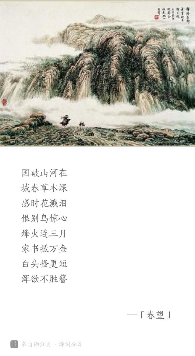 春望杜甫翻译和赏析，春望杜甫翻译和赏析原文（<附朗读、集字帖>）