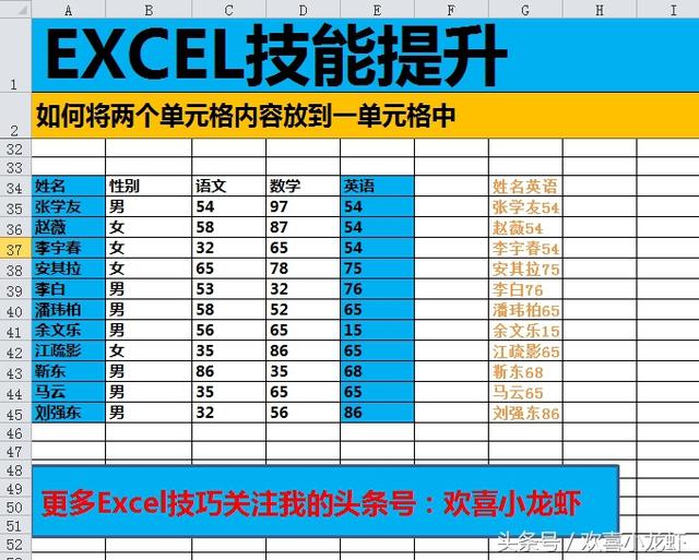 excel表格怎么复制一整列内容，Excel表格中（怎样让不同列的内容放到一个列里面）