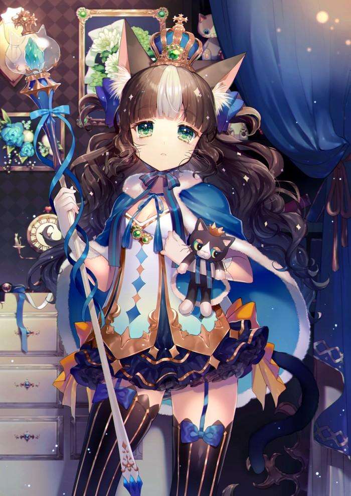 金牛座女生专属头像,十二星座专属猫耳美少女-算卦-荣耀易学