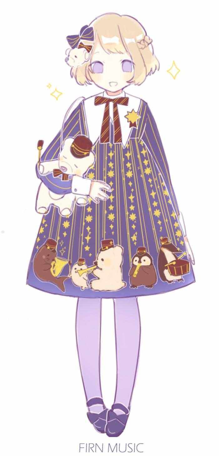 十二星座专属洛丽塔漫画少女,巨蟹座纯真,天秤座美得叹为观止