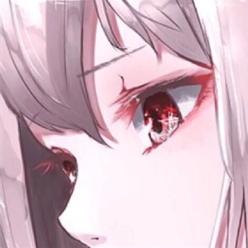 红小豆，微信头像，红小豆（女生漫画头像+背景‖那年桃夭）