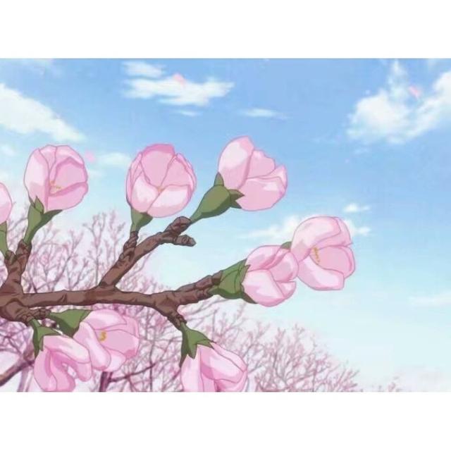 红小豆，微信头像，红小豆（女生漫画头像+背景‖那年桃夭）