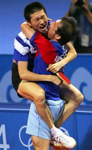 单桧底板的打法，三位奥运冠军曾使用过的打法