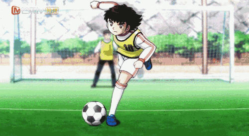 如何快速的画出足球小将太空翼，足球飞起来怎么画（还记得足球小将-大空翼吗）