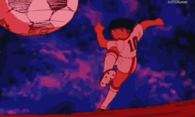 如何快速的画出足球小将太空翼，足球飞起来怎么画（还记得足球小将-大空翼吗）