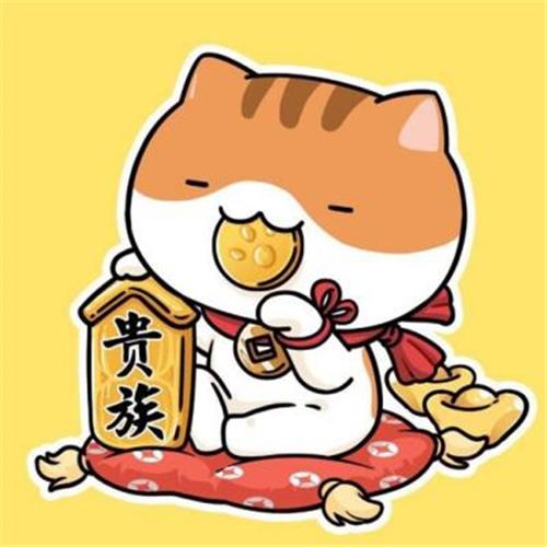 叮当猫来喽哦，微信头像，叮当猫来喽哦（图吉利招财猫头像）