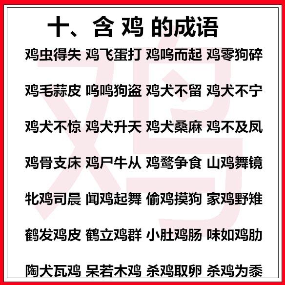 十二生肖成语大全，十二生肖成语一览表（原来成语还可以这样记忆）