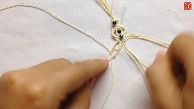 衣服两根绳子编织方法图片