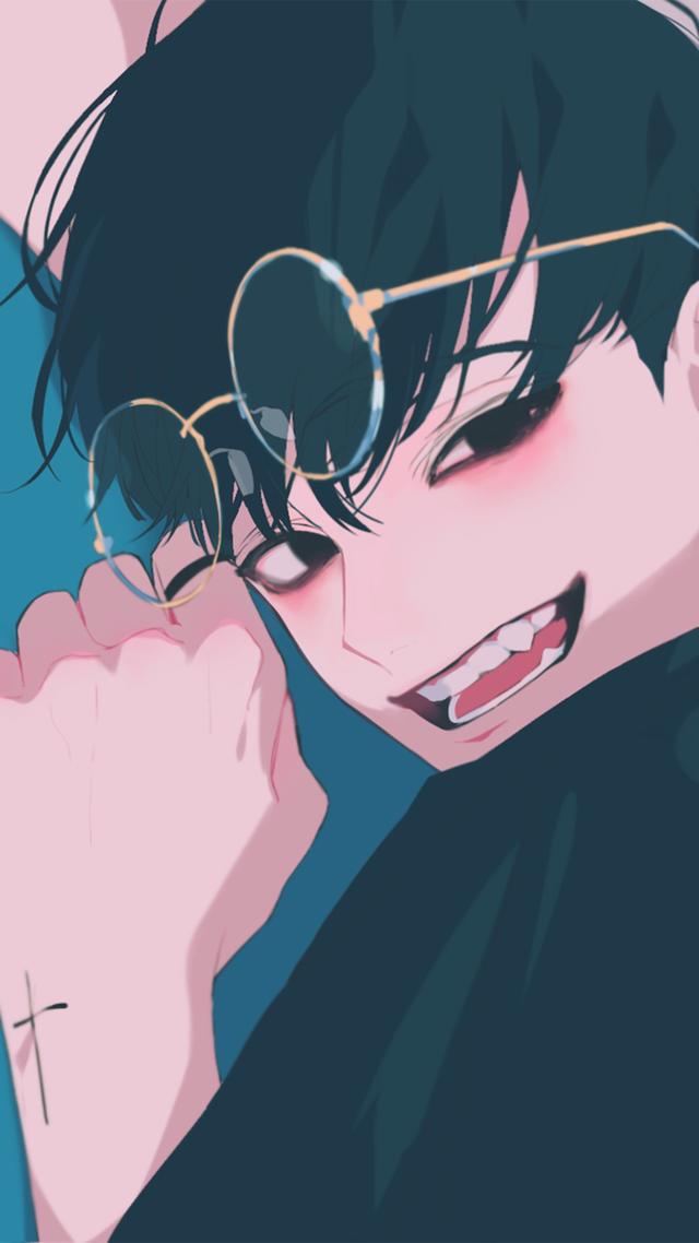 插画师INPLICK ，微信头像，插画师INPLICK （Twi:inplick）（病娇男孩插画壁纸）