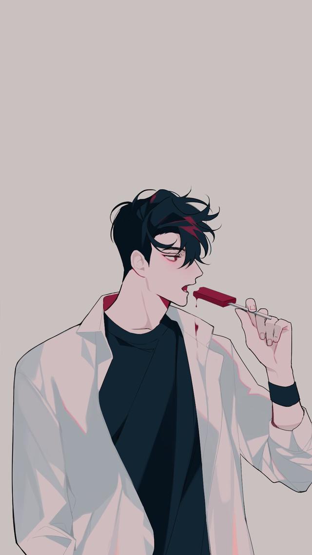 插画师INPLICK ，微信头像，插画师INPLICK （Twi:inplick）（病娇男孩插画壁纸）