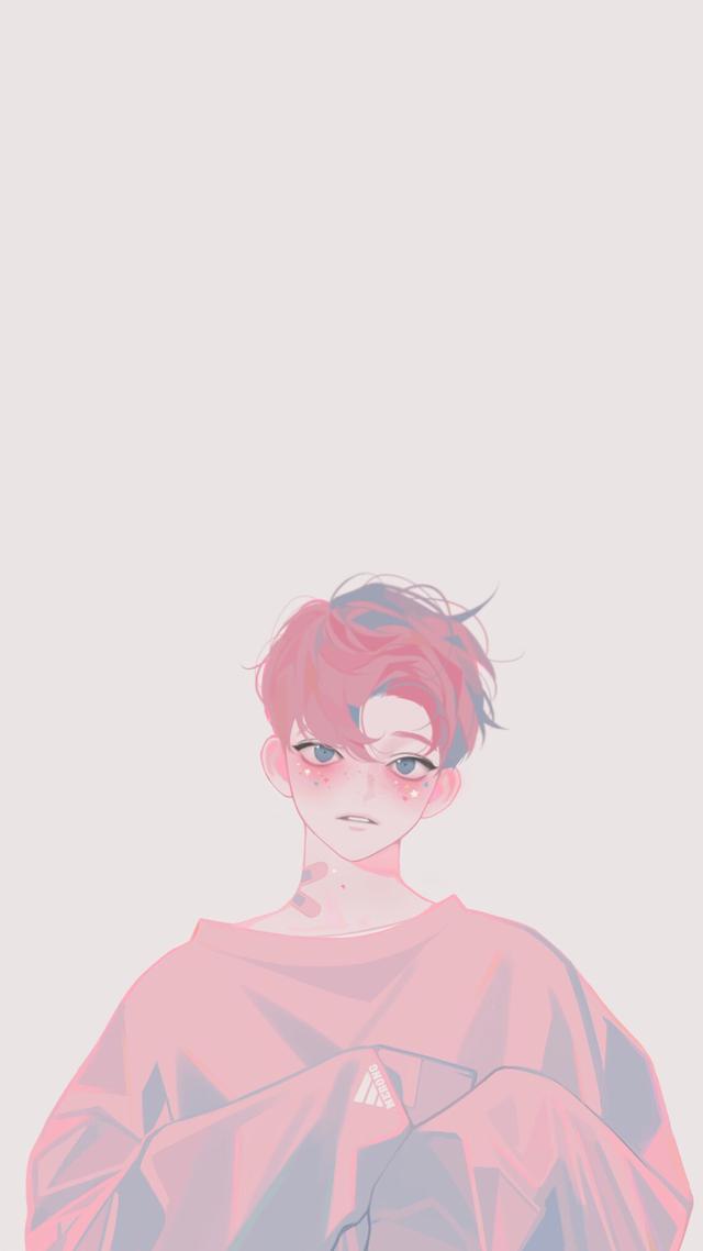 插画师INPLICK ，微信头像，插画师INPLICK （Twi:inplick）（病娇男孩插画壁纸）