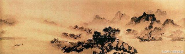 唐崎夜雨  意境花朵 简约朋友圈背景，唐崎夜雨男生头像（日本人心中的牧溪图片）