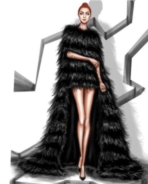 十二星座霸气系列图，12星座霸气壁纸（十二星座专属的手绘黑礼服）