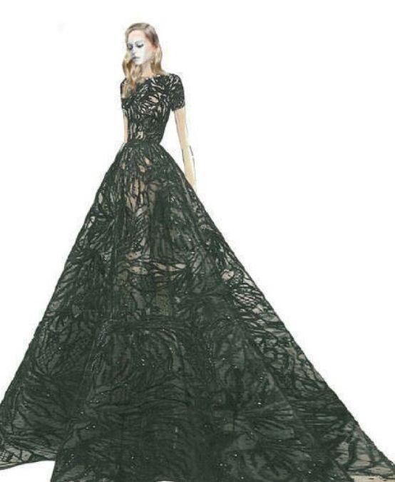 十二星座霸气系列图，12星座霸气壁纸（十二星座专属的手绘黑礼服）