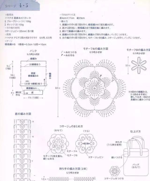 钩针包包教程大全简单，编织几款这样的包包