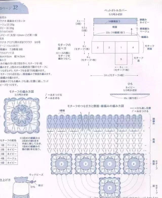 钩针包包教程大全简单，编织几款这样的包包