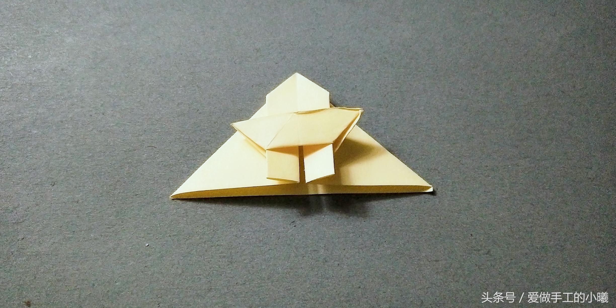 宝塔元宝的折法步骤图图片