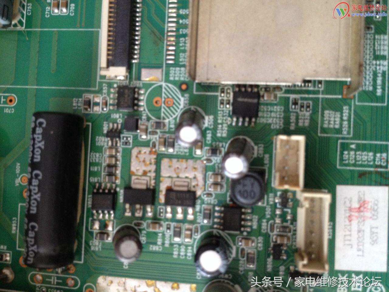 家电维修论坛康佳死机重启 康佳液晶电视LED26F3300CE热机死机修复